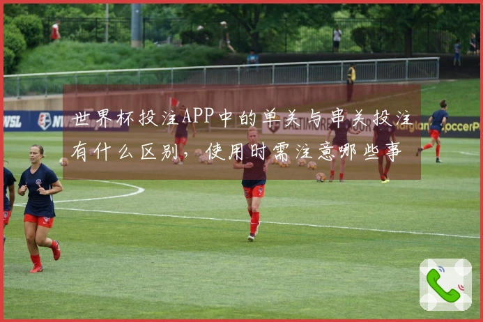 世界杯投注APP中的单关与串关投注有什么区别，使用时需注意哪些事项？
