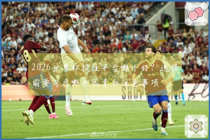 2026世界杯投注平台哪个好？选择前要考虑哪些因素和注意事项