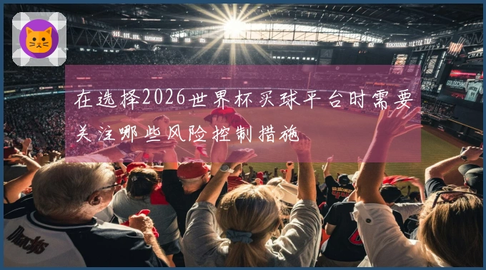 在选择2026世界杯买球平台时需要关注哪些风险控制措施